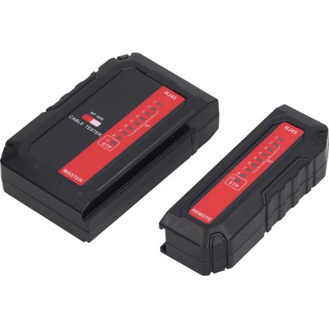 NOYAFA Ethernet-Kabeltester, automatischer Netzwerkdetektor für niedrigen Stromverbrauch, POE-Überspannungsschutz, RJ45-geschirmter Kabeltester, Kabeldiagnosegerät. (1/5)