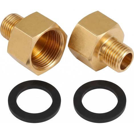 2x Raccord Gaz Adaptateur Laiton Filetage Femelle 4 Pouces Mâle 2 Pouces (1/5)