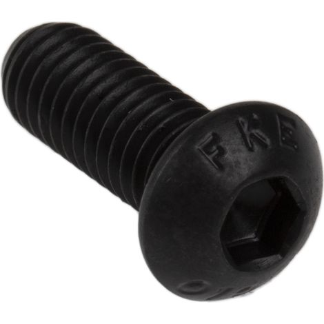 Vis à six pans creux, M6 x 16mm, tête Vis bombée à tête creuse hexagonale, en Acier ( Prix pour Boîte de 100 )