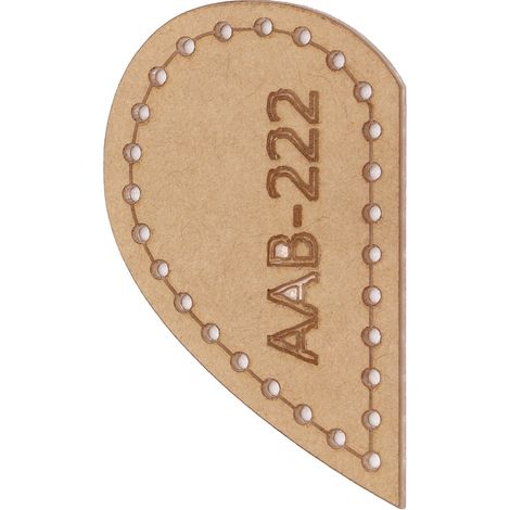Pochoir acrylique pour bijoux DIY, résistant et parfait pour la création de pendentifs et le patchwork. (1/5)