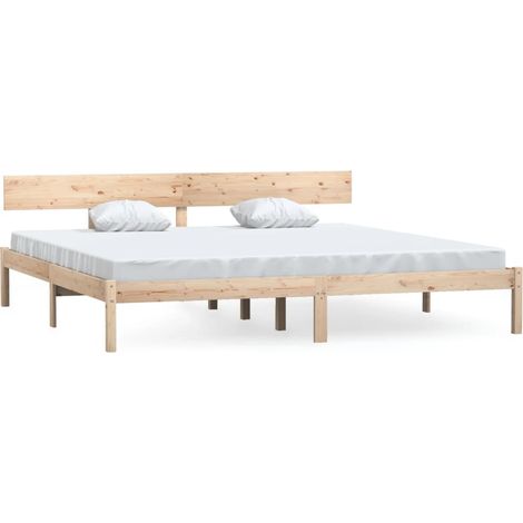 Maison Exclusive - Estructura de cama doble sin colchón madera ma