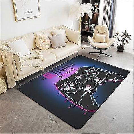 Tapis de jeu pour garçons, style gaming cool, tapis de chambre, déco chambre garçon, jeux vidéo, tapis de chambre ado style 4 (1/5)
