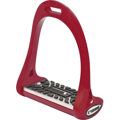 Staffe in alluminio da dressage con panca  in titanio e gomma da 5 cm Lorenzini - Silver (1/2)