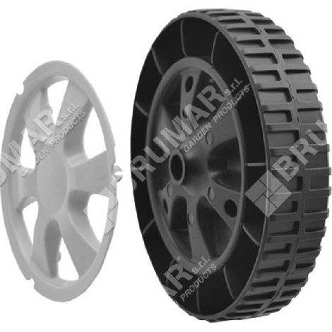 Ruota diametro 180 mm per biotrituratori IKRA - MOGATEC COMPATIBILE - 049908