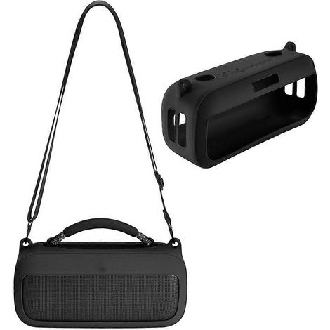 Étui de protection en silicone pour enceinte Bose SoundLink Max Wireless Bluetooth Audio (noir) (1/5)
