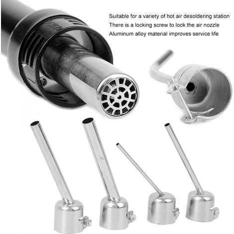 Buses obliques rallongées 850 pour station de soudage à air chaud, lot de 4 accessoires (1/5)