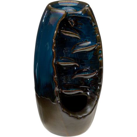 Fontaine à Cônes d'Encens "Taly" 20cm Bleu (1/2)