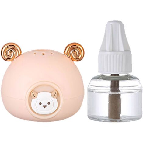Tue-mouches électrique sans fumée, sûr et sain, avec veilleuse intégrée pour une utilisation en intérieur - Prise 220 V CN, design oreilles de lapin (1/5)