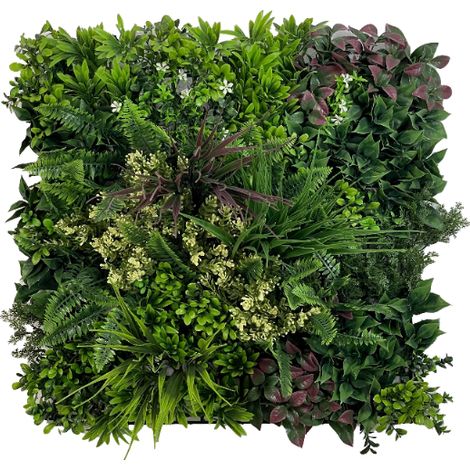 Grüne Wand - Pflanzenpaneel - Wine Garden C - UV 50 x 50