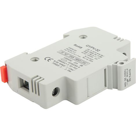 Mini-Sicherungshalter 1P 32A, flammhemmender PC-Sicherungshaltersockel für Photovoltaik-Anlagen, 1000 V DC (1/5)