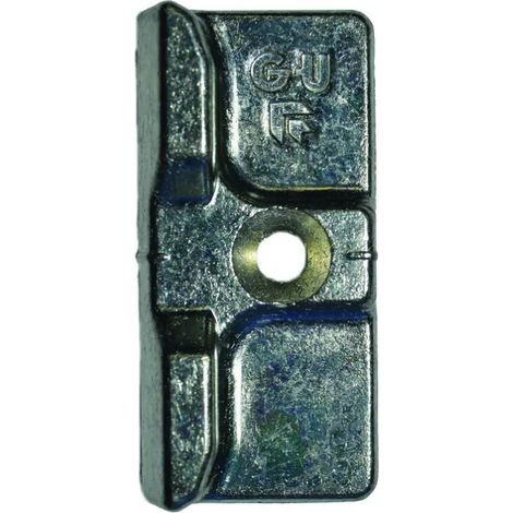 Ferco – Gâche de galet PVC et alu pour crémone – Mécanisme de pêne verrouillage – Longueur standard – E195680001