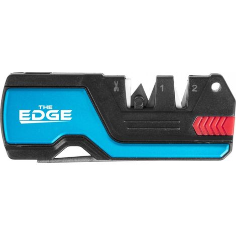 THE EDGE bushSHARP blauer Messerschärfer + Feuerstarter