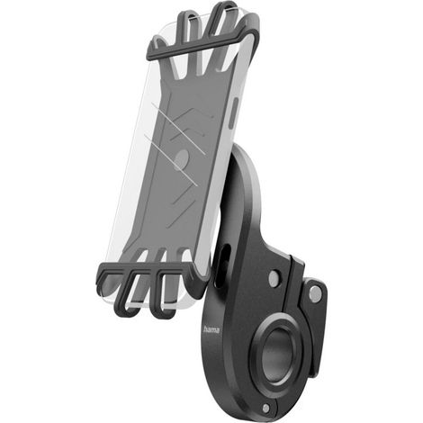 Hama Handyhalterung für E-Bike, schnelle Anbringung, Silikon, drehbar, universal Support de téléphon