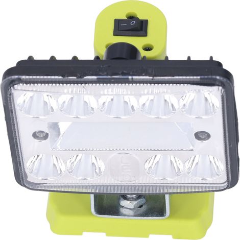 Projecteur de chantier LED 11W ABS batterie lithium lampe portable extérieur intérieur sécurité nuit (1/5)