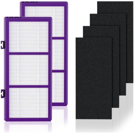 Filtre de rechange Performance Plus HAPF300AP pour purificateur d'air Holmes AER1 HAPF300AP-U4, 2 filtres True HEPA+ et 4 préfiltres à charbon (1/5)