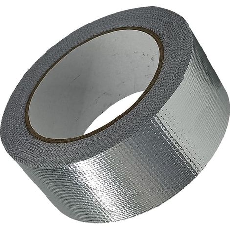 Ruban adhésif en aluminium, ruban de protection thermique résistant à la chaleur, ruban adhésif étanche pour l'étanchéité ou l'isolation, 4 cm x 20 m (1/5)