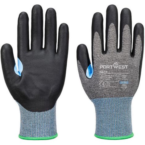 Guante de nitrilo CS Cut D15 PORTWEST A644 XXL Gris/Negro
