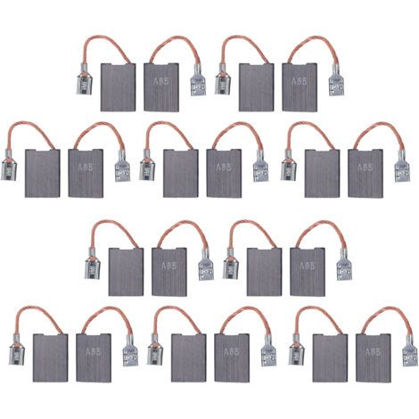 Jeffergarden 20pcs Moteur Balais De Charbon Meuleuse D'angle Balais De Charbon Outils Électriques Remplacement De Balai De Charbon, Autres Outils À Main Et Accessoires