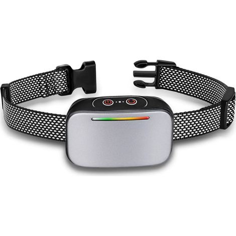 Collier De Dressage Chien Impermeable 1000M Rechargeable Anti Aboiement Avec Vibration Statique Pour Chien De Chasse (1/5)