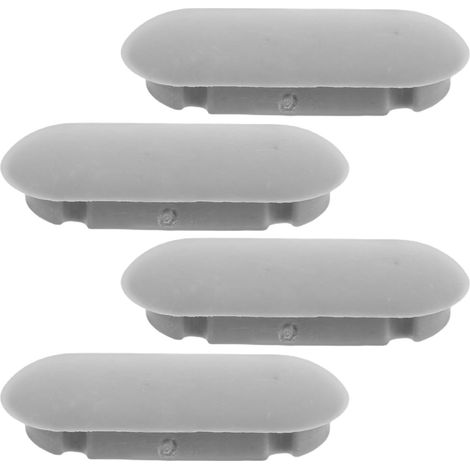 Lot de 4 coussins stabilisateurs pour siège de toilette : coussins stabilisateurs, entretoises et butoirs pour bidet, accessoires antibruit en plastique pour améliorer votre salle de bain (1/5)