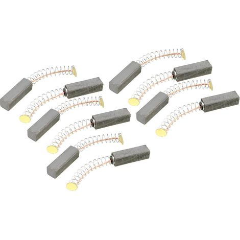 sourcing map Carbon Motor Brush for Electric Motor 20mm x 6mm x 6mm Electroportable Tool Replacement Repair Part 10pcs pour Électrique Moteur, Électroportatif Outil Rechange Réparation Pièce (1/5)