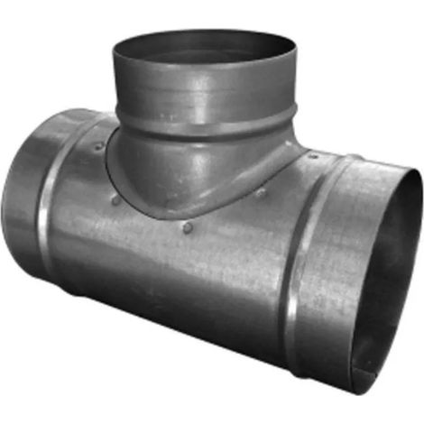Ventilation tee Spiroflex t125/125-oc acier galvanisé 125 mm
