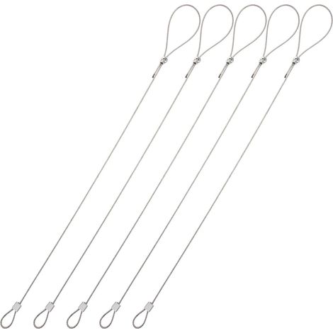 Loquet de Portail Câble en inox Lot de 5 (1/5)