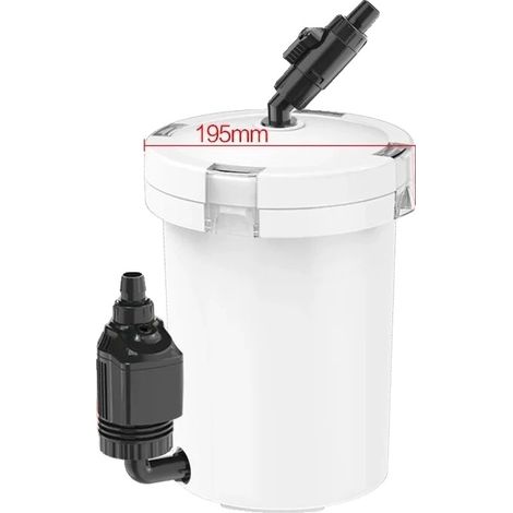 Filtre Externe pour Aquarium, Sortie d'Eau, Débit, HW-604B 220V, prise d'adaptateur UE (1/2)