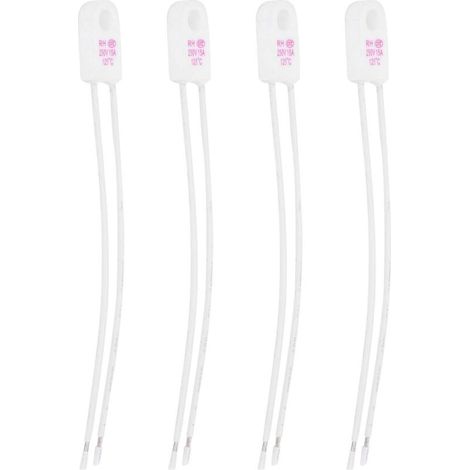 Fusibile termico, fusibile termico in ceramica da 4 pezzi, fusibile quadrato 250 V 15 A, circuito di interruzione rapida