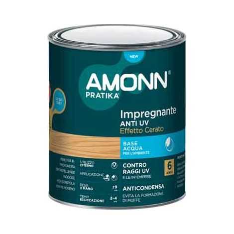 IMPREGNANTE ALL'ACQUA ANTI-UV EFFETTO CERA AMONN 0,75 lt -