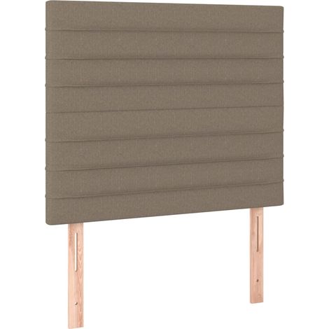 Maison Exclusive - Cabecero de cama gris topo 90x5x118/128 cm Tel