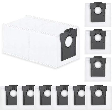 FOREHILL 10 Sacs Poussire de Rechange pour Dreame L10s Pro Ultra Heat/ L10s Ultra Gen 2/ X40 Ultra/ L40 Ultra/ X30 Ultra/ X50 Ultra Complete/Mova E30 Ultra, 3,2L Sac Filtrant Accessoires (1/5)