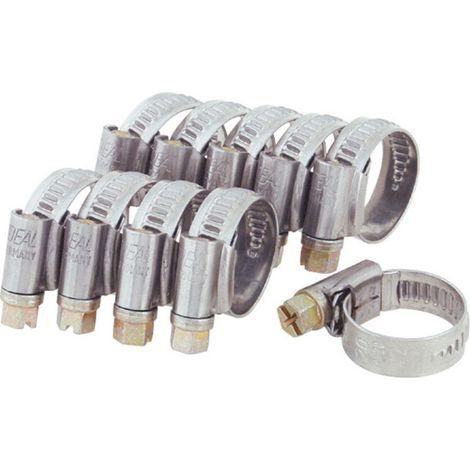 RIEGLER Jeu de colliers de serrage 10 pièces 12-20 mm 10 pièces