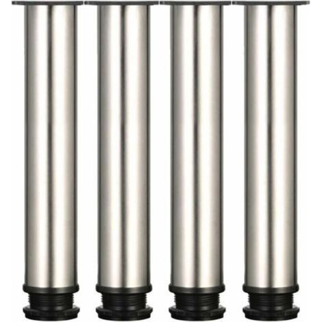 4 adjustable 300mm high furniture legs, thickened table legs, stainless steel furniture feet (1/5)