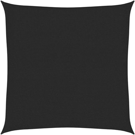 Maison Exclusive - Sonnensegel 160 g/m² Schwarz 2,5x2,5 m HDPE