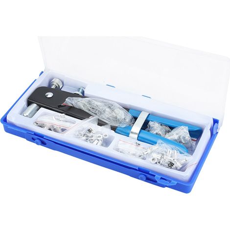 86pcs M3-M8 Rivet Gun Insert Tool Riveter Rivnut Nutsert Riveting Kit