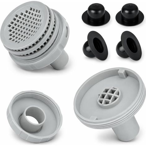Pool Strainer Connector 32 mm Compatible with Swimming Pool Accessories for Entry and Exit Pool Filter Connection Kit with Internal Thread to Screw (1/5)