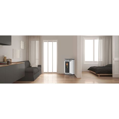 POÊLE D'ANGLE À PELLETS SARDES 12 kW