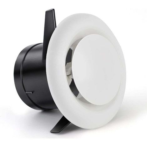 Grille Aeration Reglable,Grille d'Aération Ventilation Ronde de Plafond 75mm / 2.95" Grille Ventilation pour Ventilateur D'extraction, Ventilateur de Tuyau
