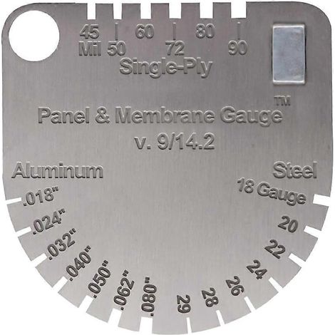 Capteur auto Upgraded Panel & Membrane Gauge Shingle Replaces Shingle Gauge Measuring Thickness and Metal Gaug (1/5)