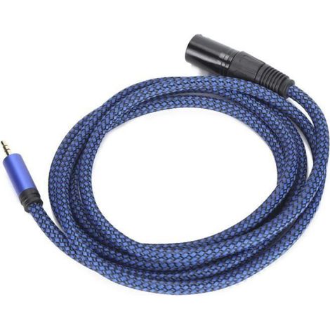 Câble XLR mâle vers jack 3,5 mm symétrique - - 24AWG - Blindage multicouche (1/4)