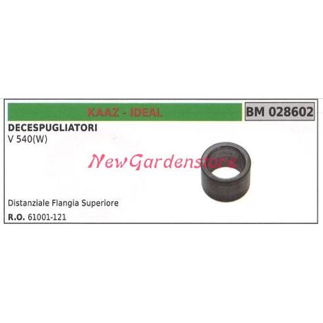 Distanziale flangia superiore coppia conica KAAZ decespugliatore V 540(W) 028602