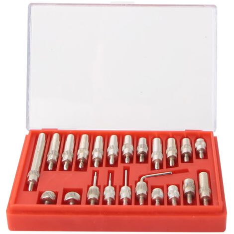 22 Edelstahl-Kontaktspitzen für Messuhren, 0,01 mm Präzisions-Messuhrensatz (1/5)