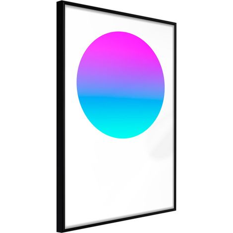Affiche Murale Encadrée "Ultraviolet II" 21 x 30 cm Noir