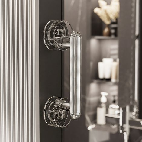 Poignée de porte à ventouse diamant, poignée à ventouse à forte adhérence, poignées de porte et de fenêtre étanches sans perçage, poignée de porte amovible pour usage domestique