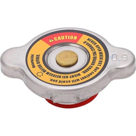 Couvercle de réservoir de carburant diesel en alliage d'aluminium, étanche, protection du réservoir d'eau du moteur pour excavatrice/chargeuse, rouge, petit modèle (1/4)