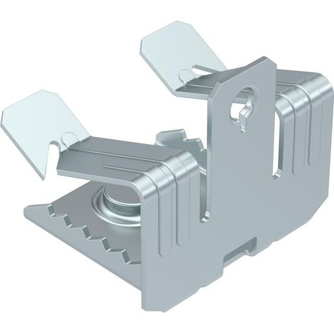 OBO Bettermann Bride de fixation avec boulon fileté M6x9 mm 14-20mm acier lamelle de zinc, 1488295