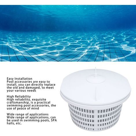 Panier Filtrant de Skimmer de Piscine avec Poignée pour 1091LX - Panier de Filtre avec Couvercle (1/5)