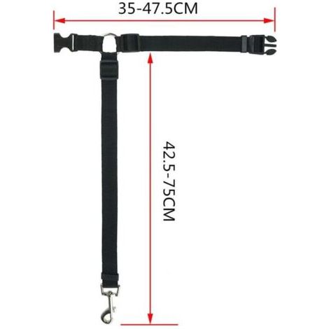 QORVA-Ceinture de sécurité multifonctionnelle réglable pour chien (1/3)