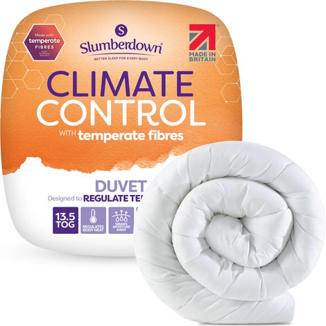 Slumberdown Climate Control Duvet, 13.5 Tog, Single